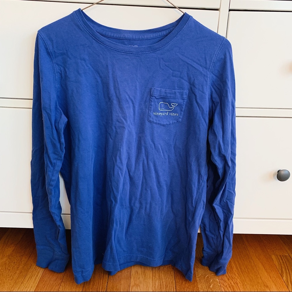 Vineyard Vines Long Sleeve Pocket Tee